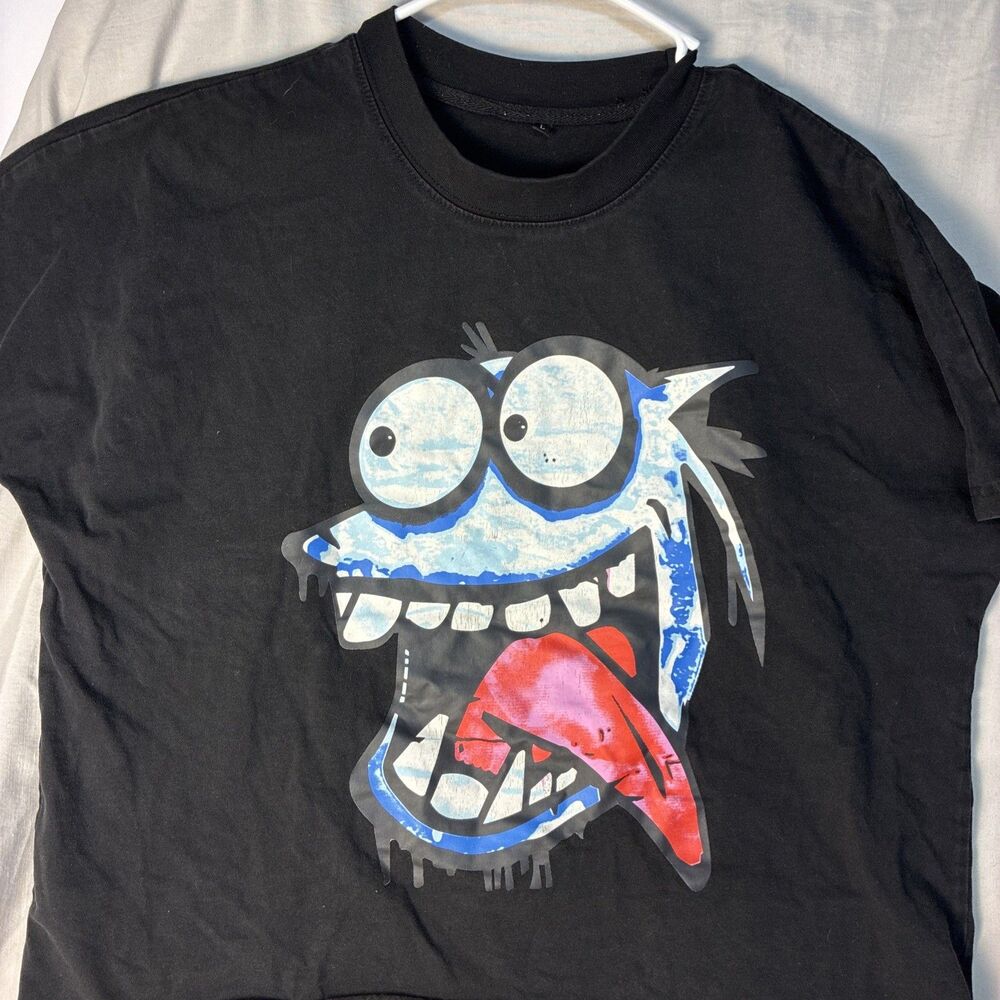 Billionaire Studios “Bloo Creature” Oversized Graphic Tee – Black - Medium